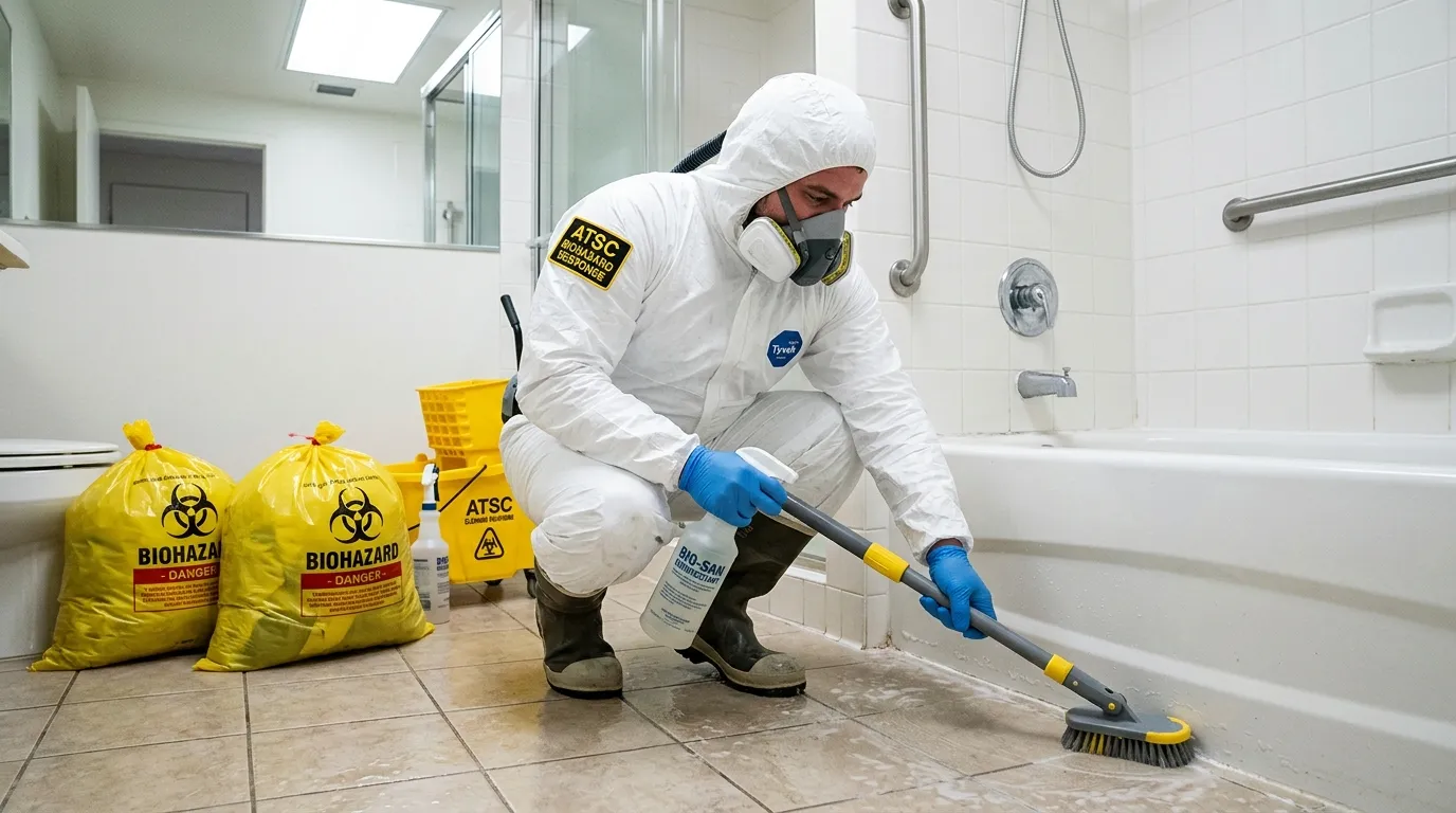 Decontamination equipment deployed for Blood Cleanup in Minnetrista